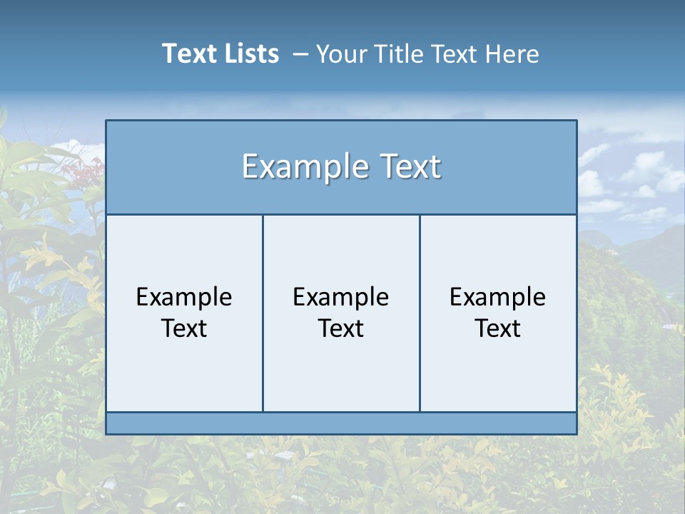 Sunny Coast Recreation PowerPoint Template