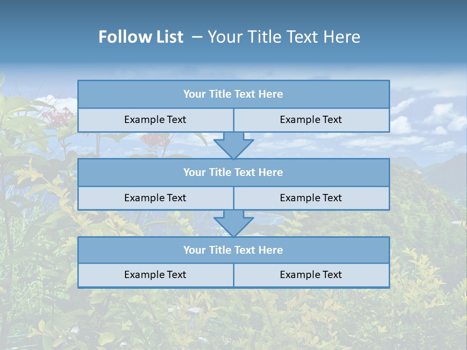 Sunny Coast Recreation PowerPoint Template