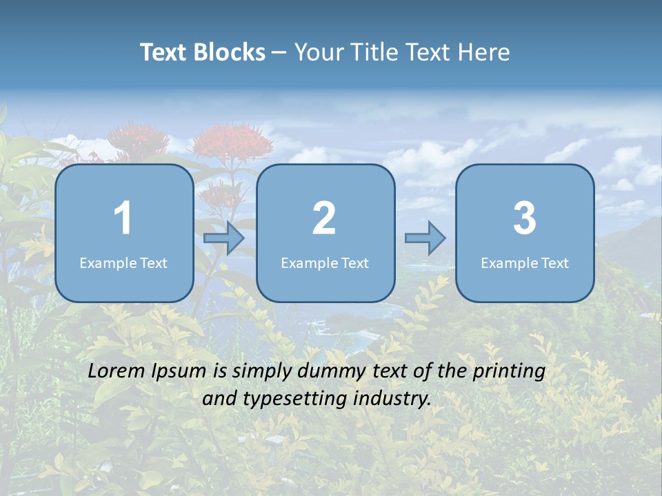 Sunny Coast Recreation PowerPoint Template