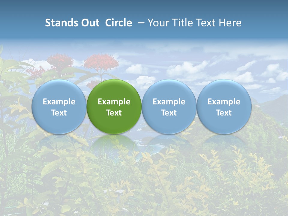 Sunny Coast Recreation PowerPoint Template