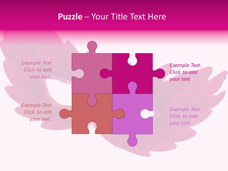 Feather Venetian Holiday PowerPoint Template