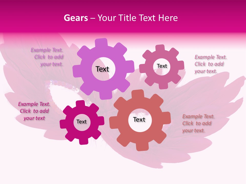 Feather Venetian Holiday PowerPoint Template