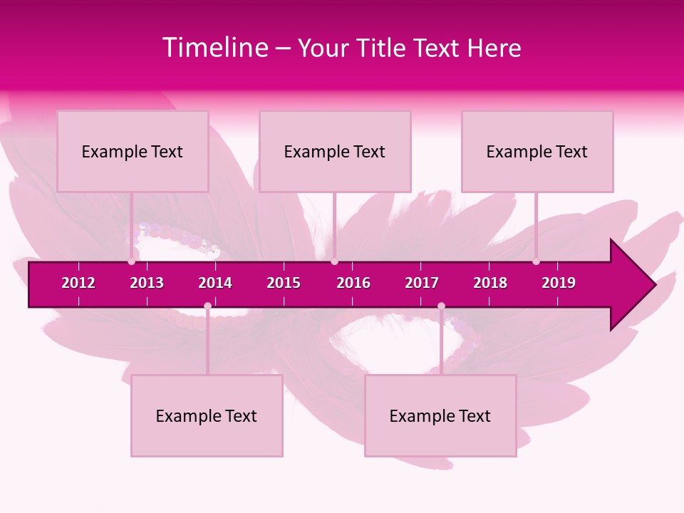 Feather Venetian Holiday PowerPoint Template