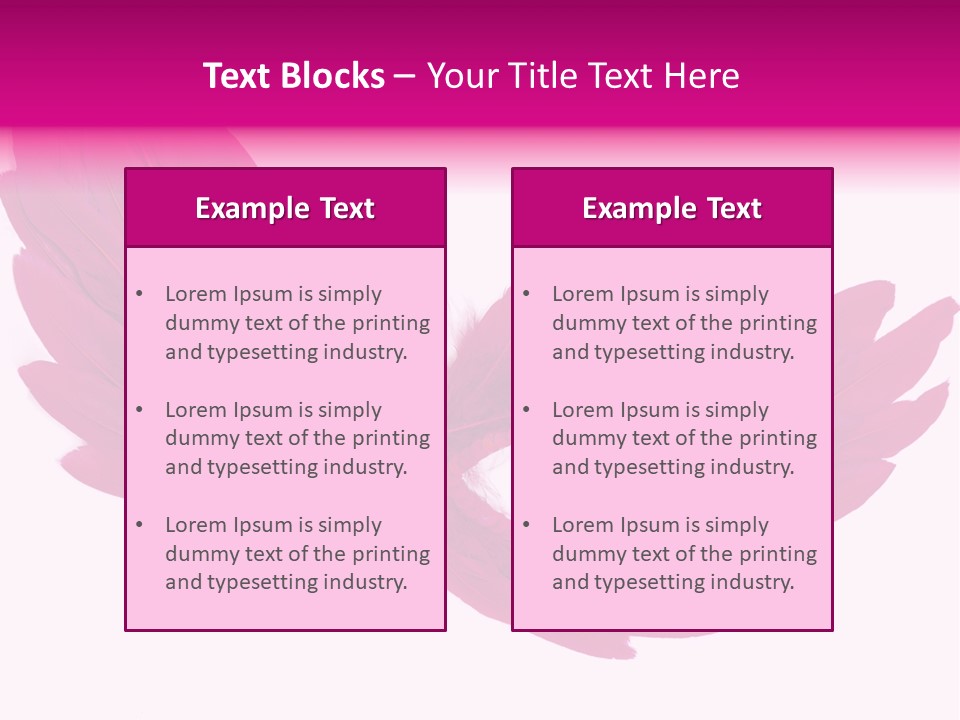 Feather Venetian Holiday PowerPoint Template