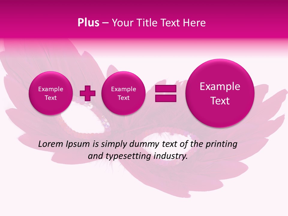 Feather Venetian Holiday PowerPoint Template