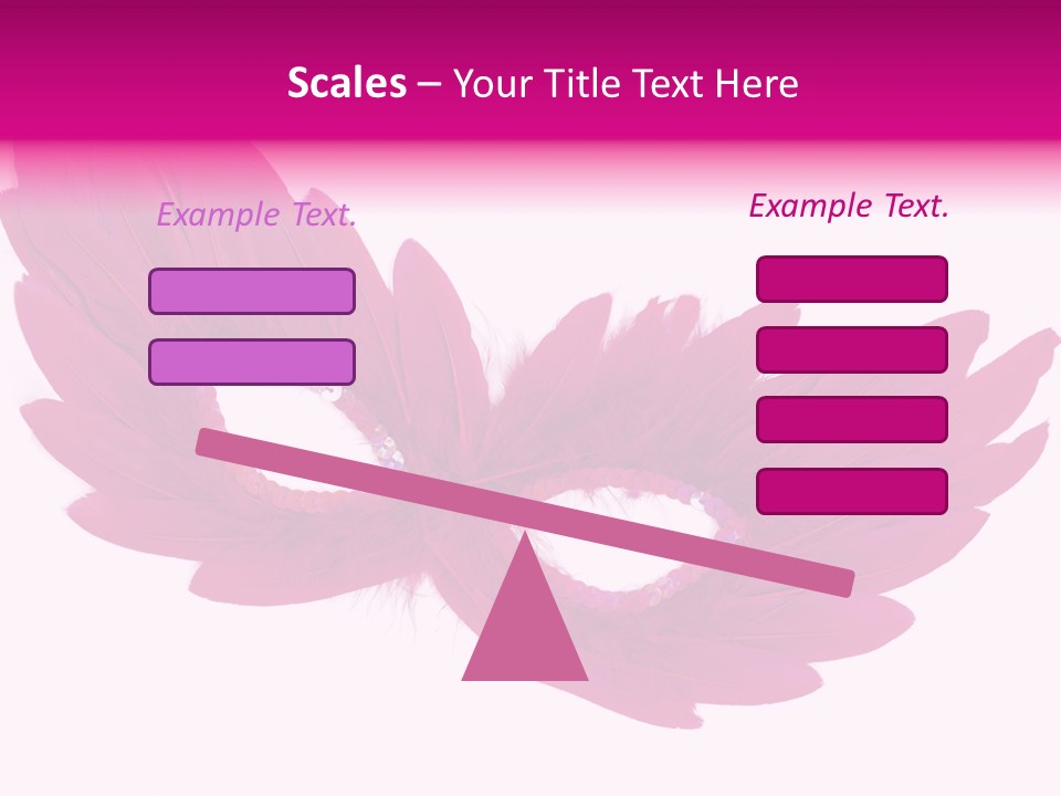 Feather Venetian Holiday PowerPoint Template