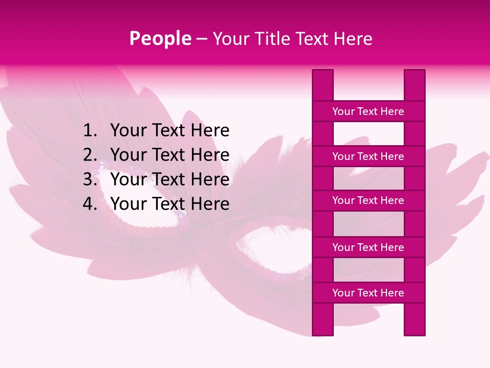 Feather Venetian Holiday PowerPoint Template