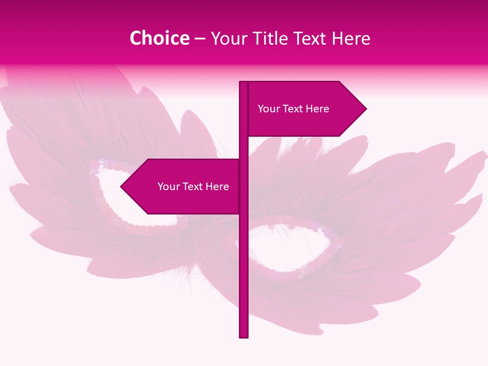 Feather Venetian Holiday PowerPoint Template