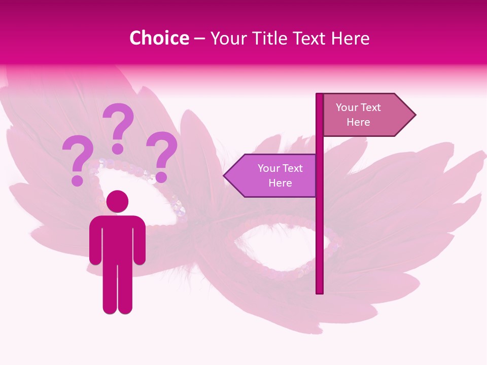 Feather Venetian Holiday PowerPoint Template