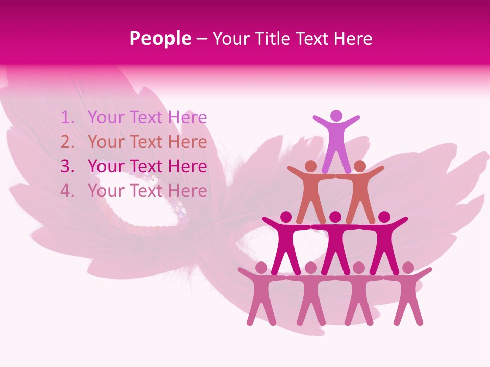 Feather Venetian Holiday PowerPoint Template