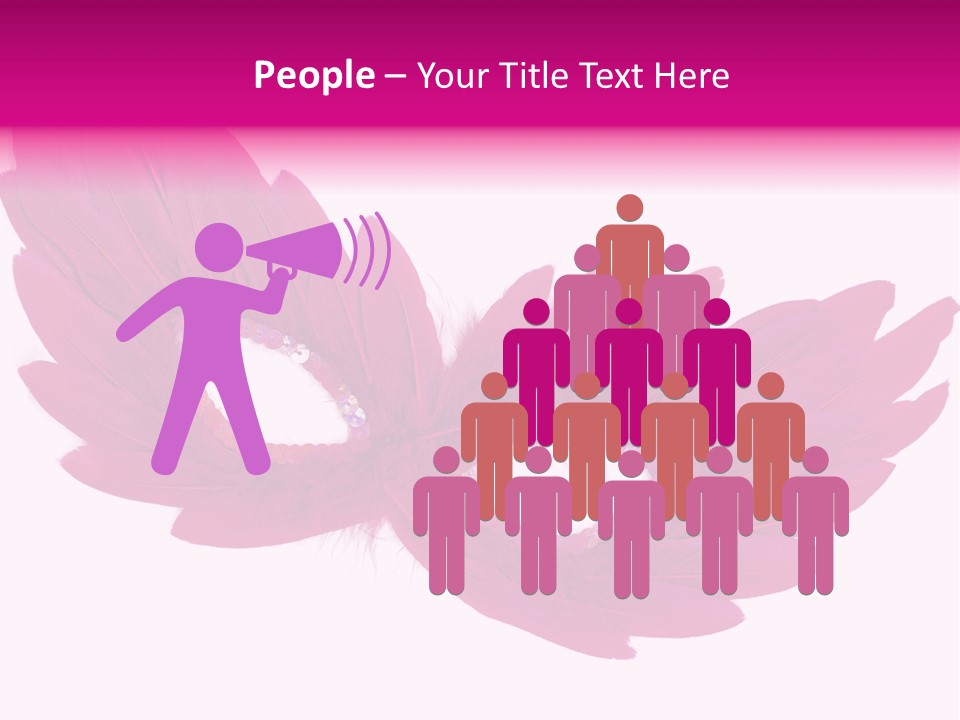 Feather Venetian Holiday PowerPoint Template