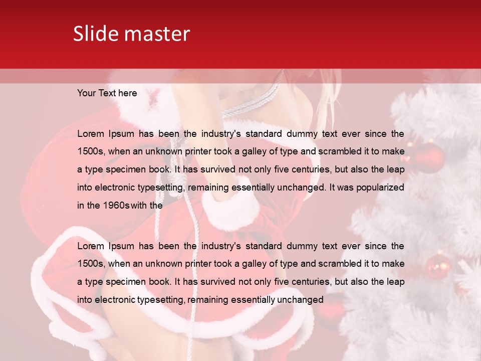 Blonde Fur Young PowerPoint Template