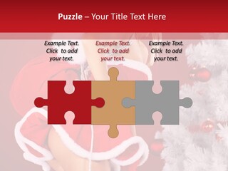 Blonde Fur Young PowerPoint Template
