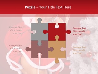 Blonde Fur Young PowerPoint Template
