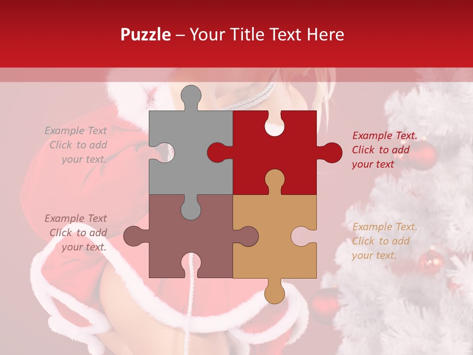Blonde Fur Young PowerPoint Template
