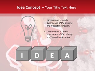 Blonde Fur Young PowerPoint Template