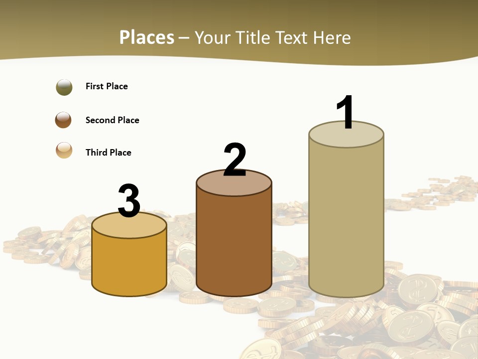 Golden Banking Backgrounds PowerPoint Template