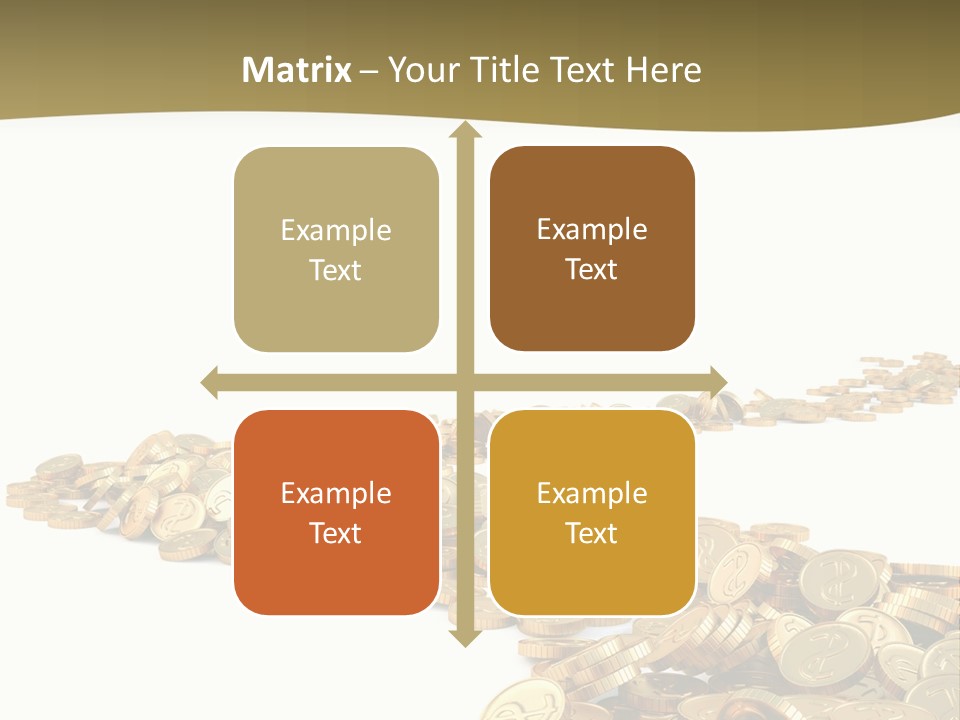 Golden Banking Backgrounds PowerPoint Template
