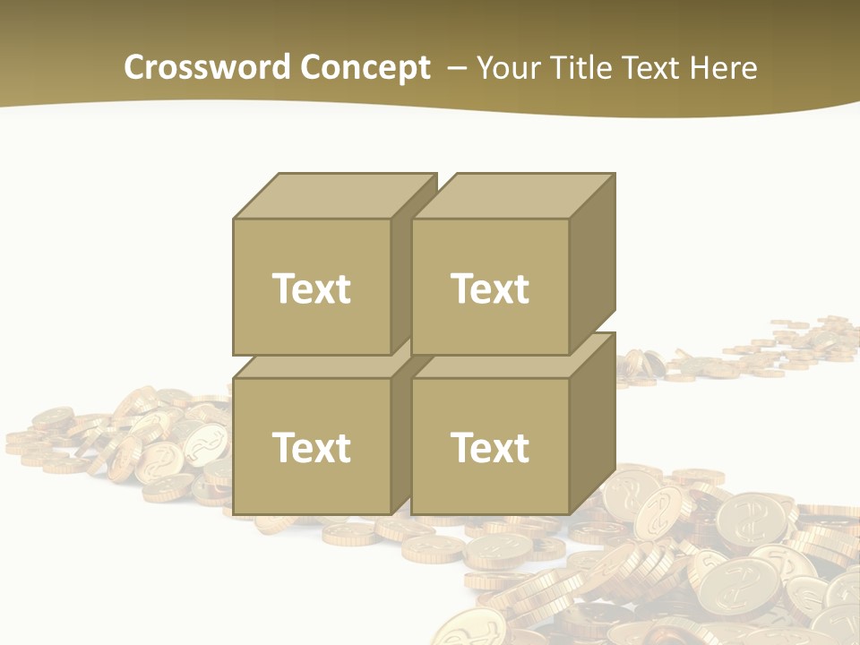 Golden Banking Backgrounds PowerPoint Template