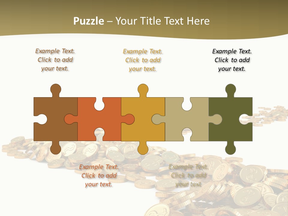 Golden Banking Backgrounds PowerPoint Template