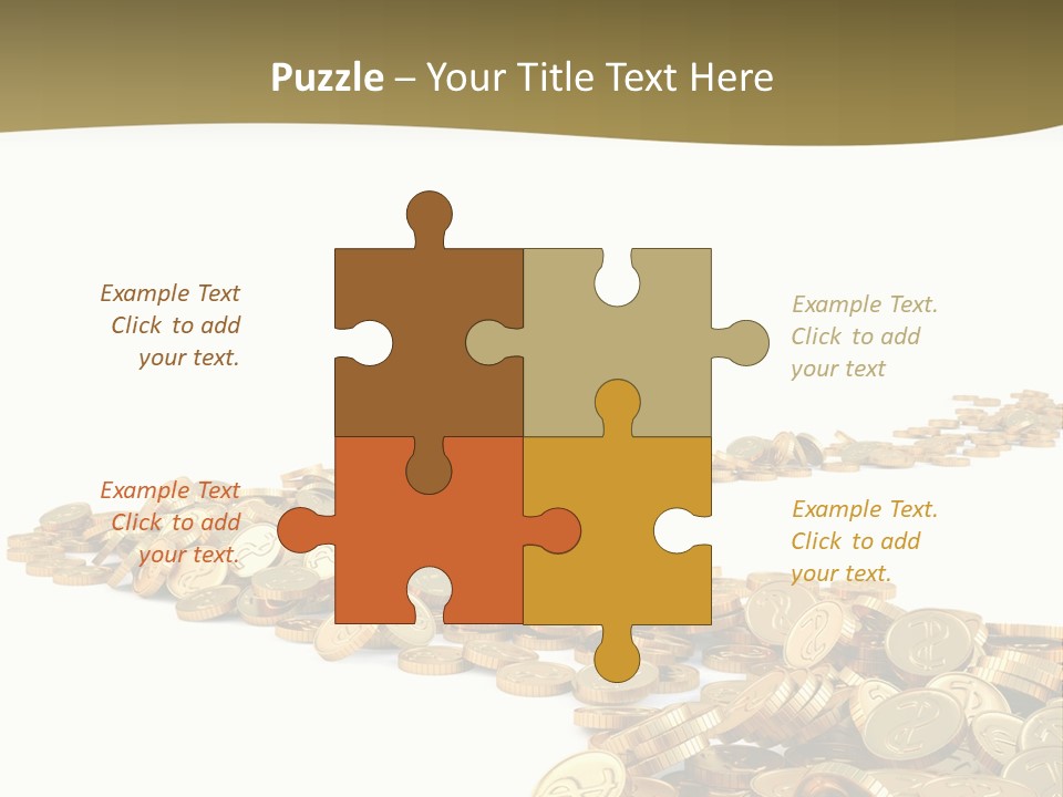 Golden Banking Backgrounds PowerPoint Template