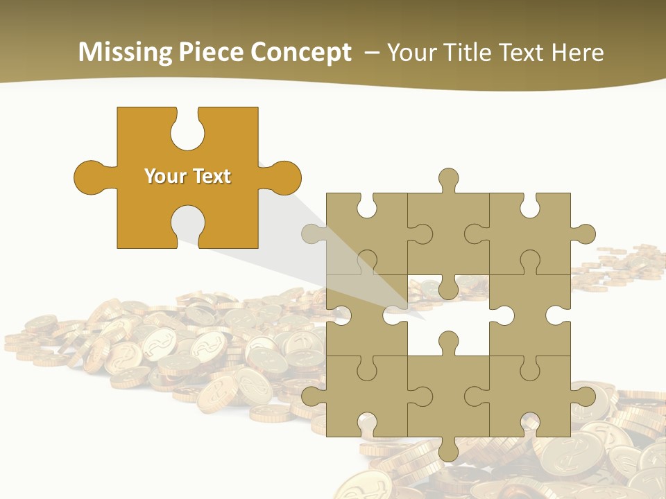 Golden Banking Backgrounds PowerPoint Template