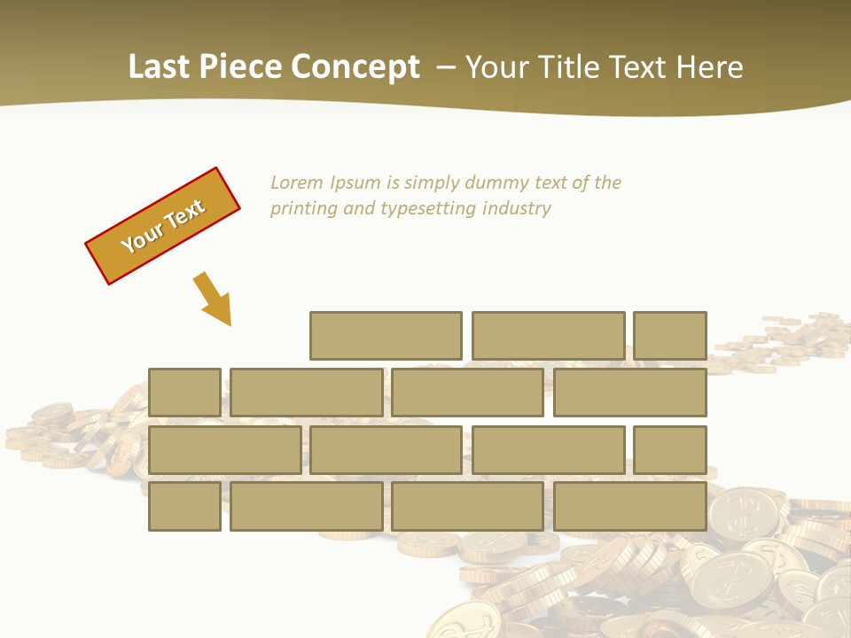 Golden Banking Backgrounds PowerPoint Template