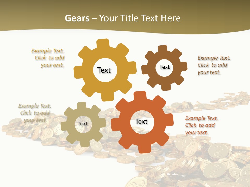 Golden Banking Backgrounds PowerPoint Template