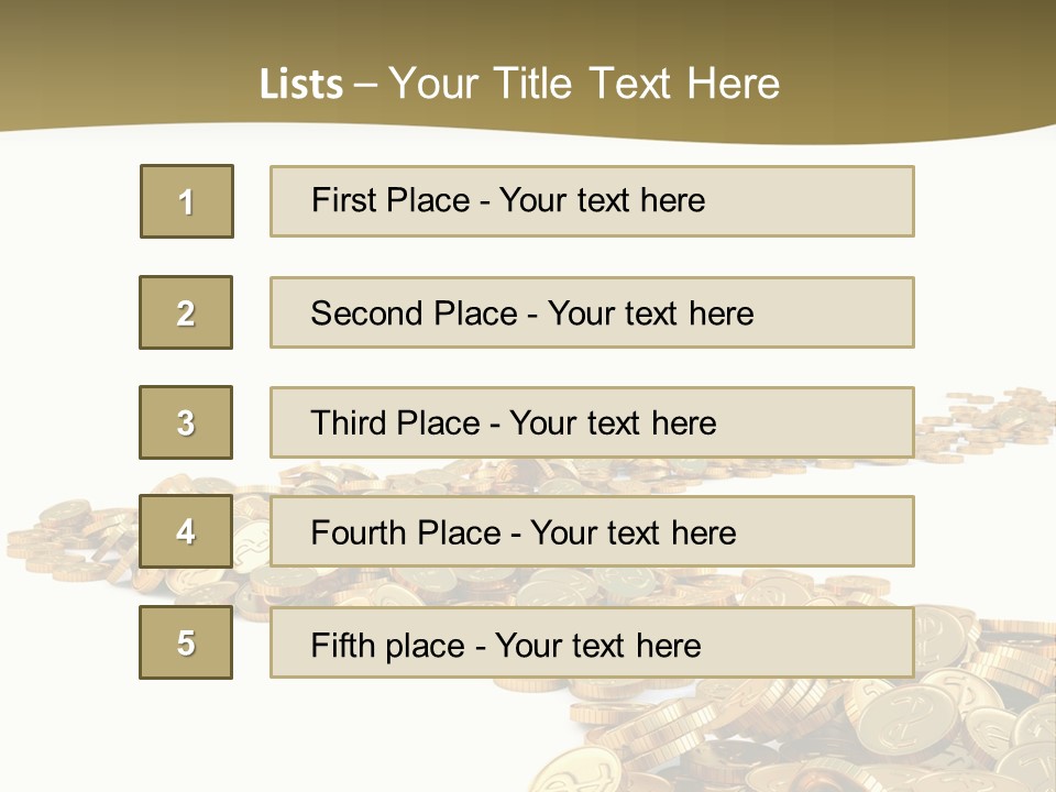 Golden Banking Backgrounds PowerPoint Template