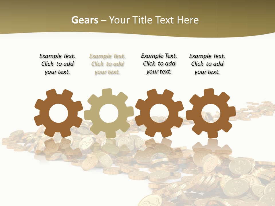 Golden Banking Backgrounds PowerPoint Template