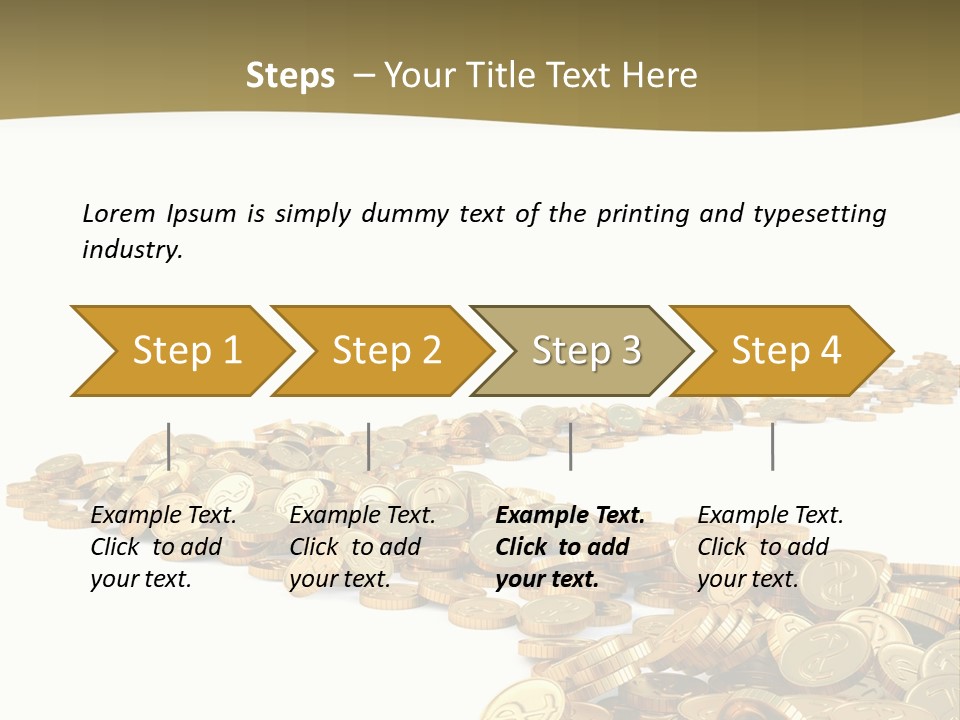 Golden Banking Backgrounds PowerPoint Template