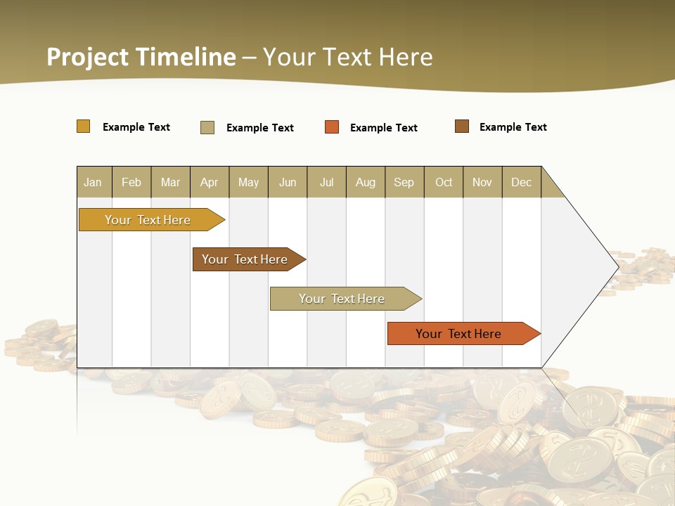 Golden Banking Backgrounds PowerPoint Template