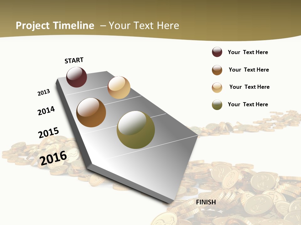 Golden Banking Backgrounds PowerPoint Template
