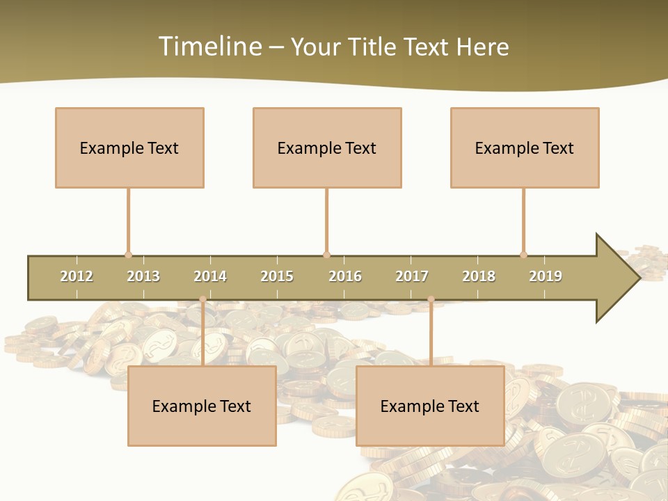 Golden Banking Backgrounds PowerPoint Template