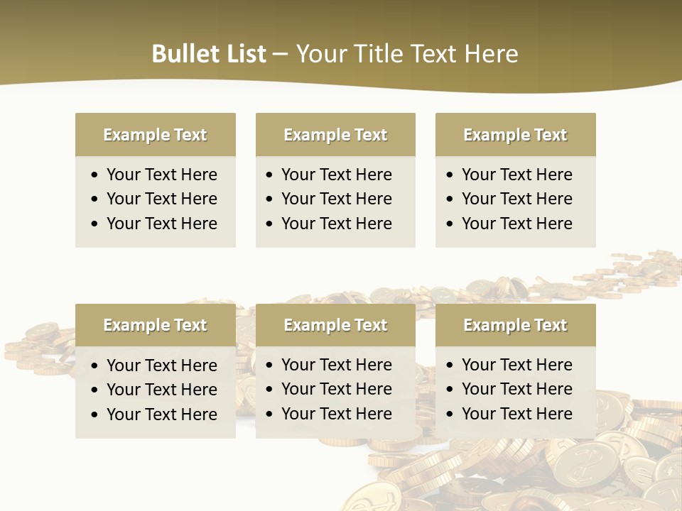 Golden Banking Backgrounds PowerPoint Template