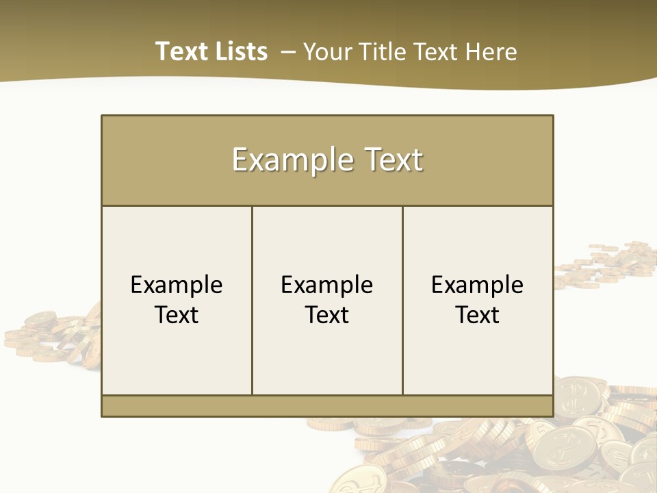 Golden Banking Backgrounds PowerPoint Template