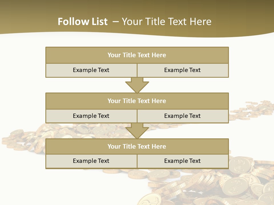 Golden Banking Backgrounds PowerPoint Template