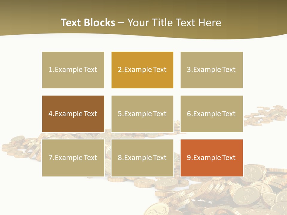 Golden Banking Backgrounds PowerPoint Template