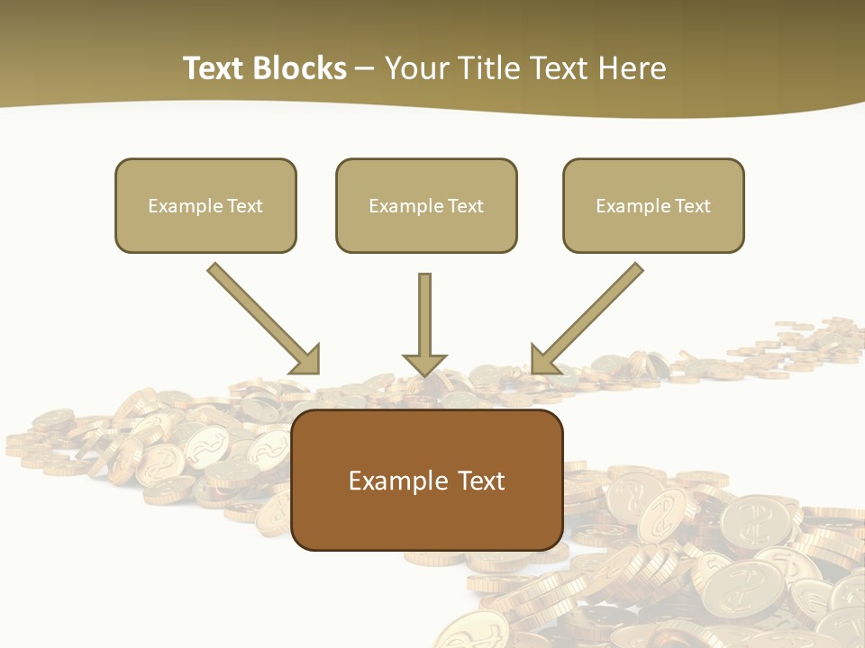 Golden Banking Backgrounds PowerPoint Template