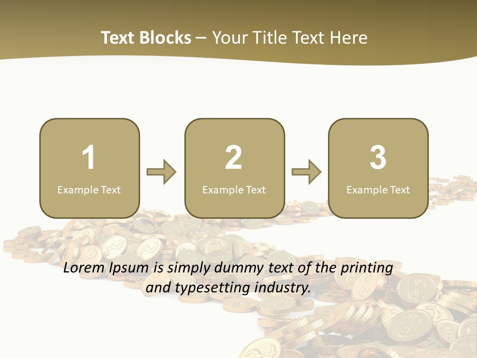 Golden Banking Backgrounds PowerPoint Template