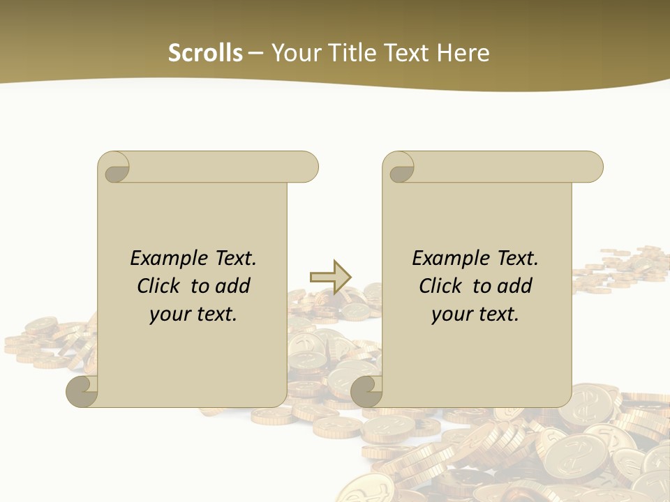 Golden Banking Backgrounds PowerPoint Template