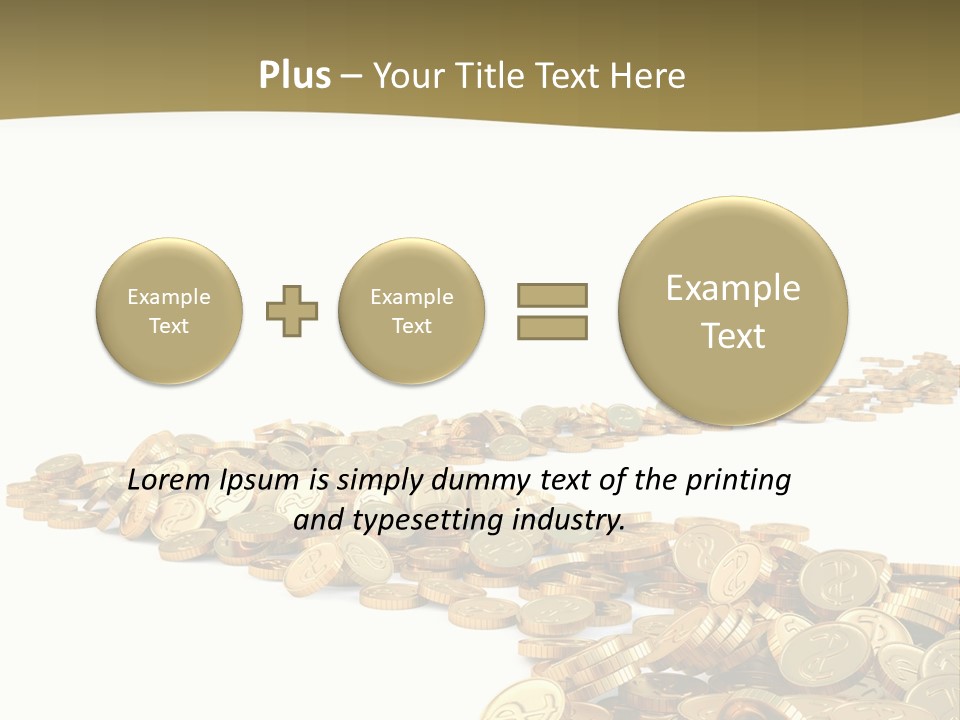 Golden Banking Backgrounds PowerPoint Template