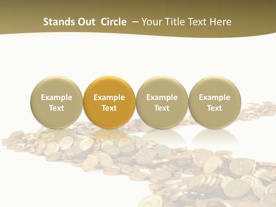 Golden Banking Backgrounds PowerPoint Template