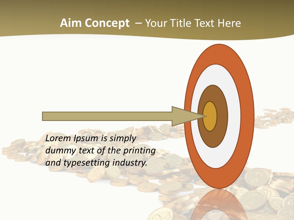 Golden Banking Backgrounds PowerPoint Template