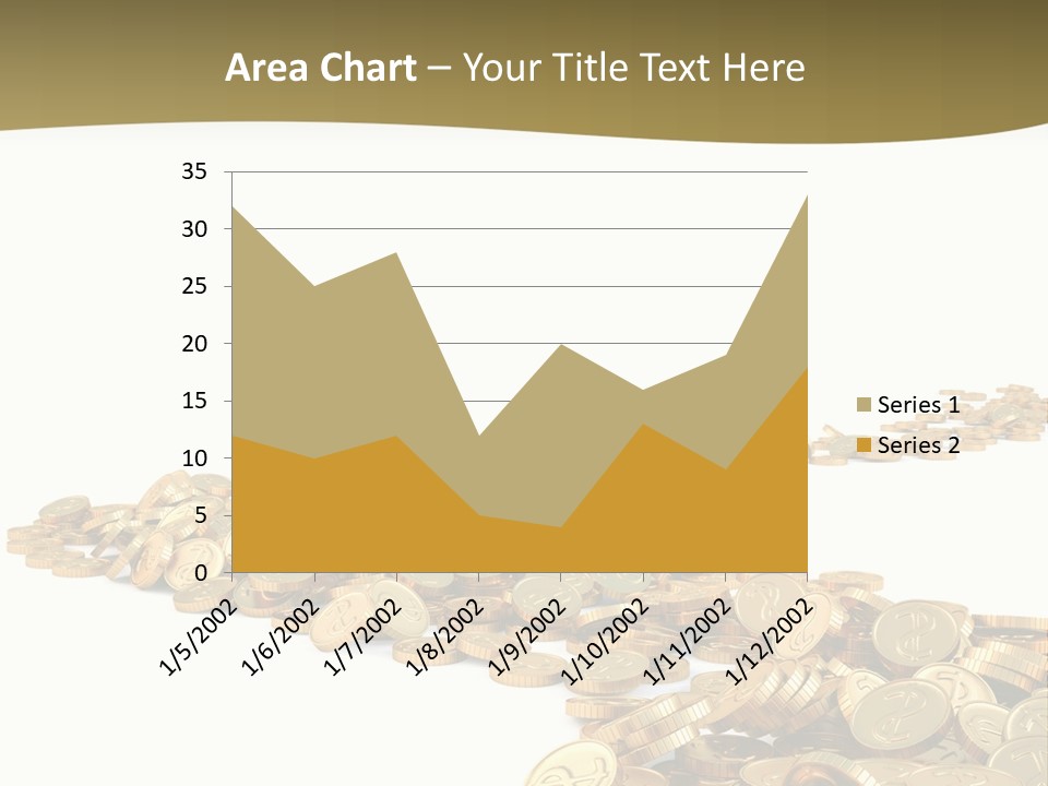 Golden Banking Backgrounds PowerPoint Template