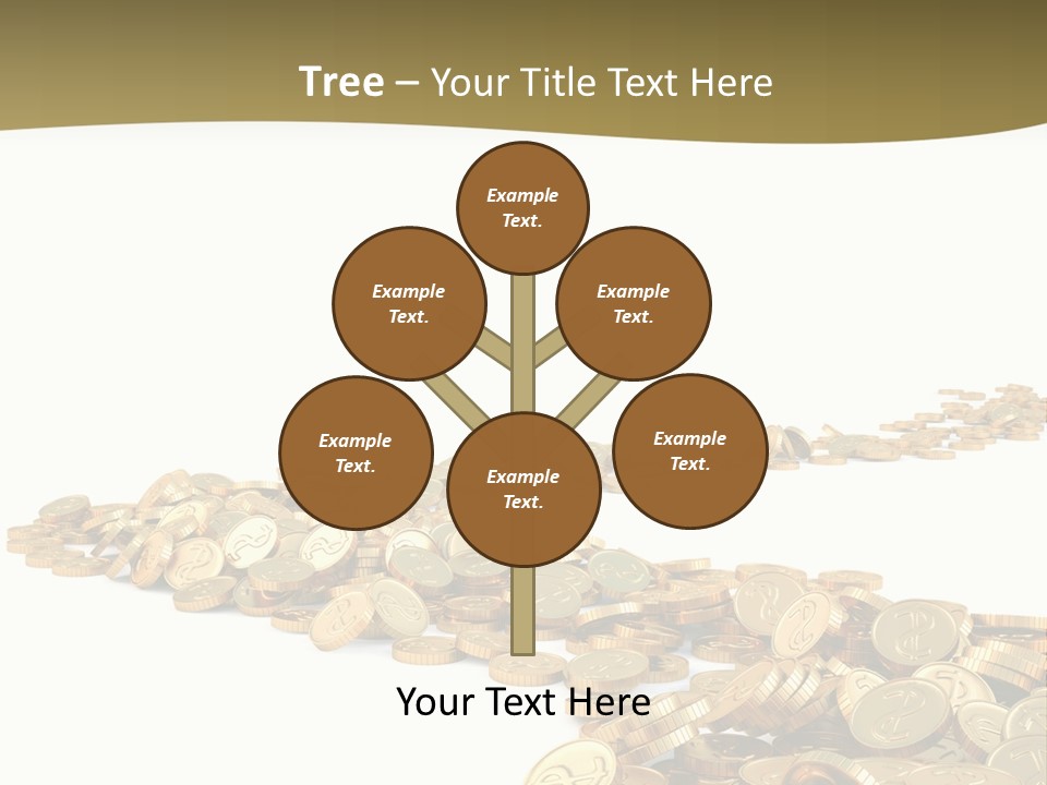 Golden Banking Backgrounds PowerPoint Template