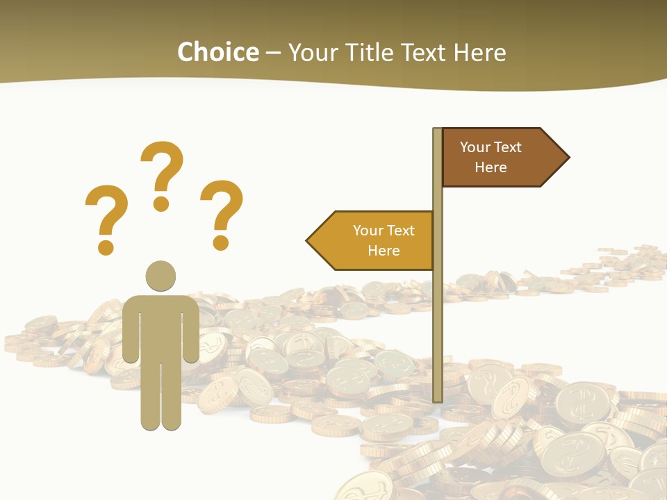 Golden Banking Backgrounds PowerPoint Template