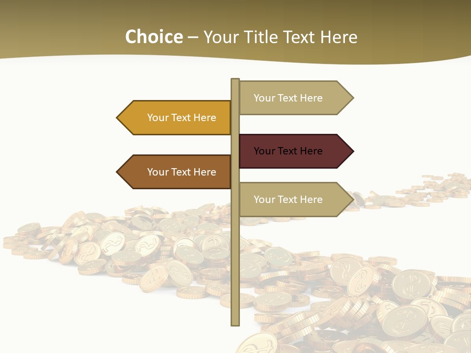 Golden Banking Backgrounds PowerPoint Template