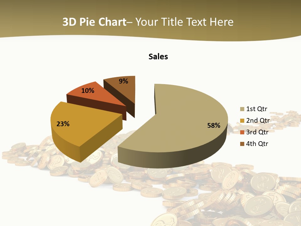 Golden Banking Backgrounds PowerPoint Template