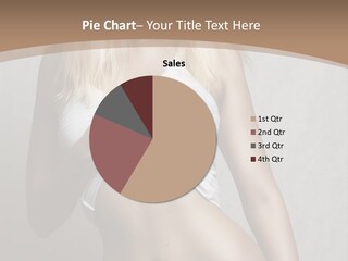 Female Waist Young PowerPoint Template